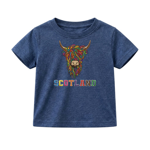 KIDS T-SHIRT | EMB MLT COW 2