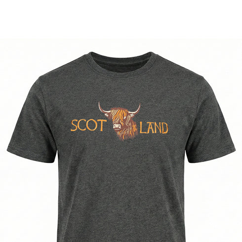 ADULT T-SHIRT | EMB SCT(BULL FACE)LND
