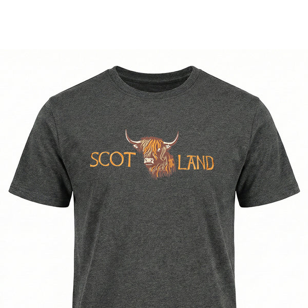 ADULT T-SHIRT | EMB SCT(BULL FACE)LND