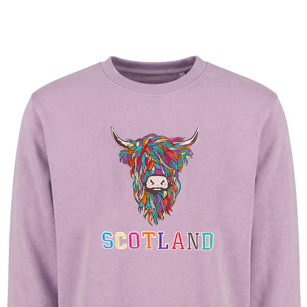 ADULT SWEATSHIRT | EMB MLT COW 2