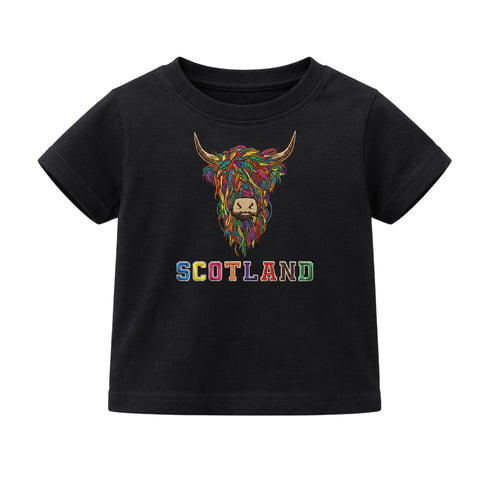 KIDS T-SHIRT | EMB MLT COW 2