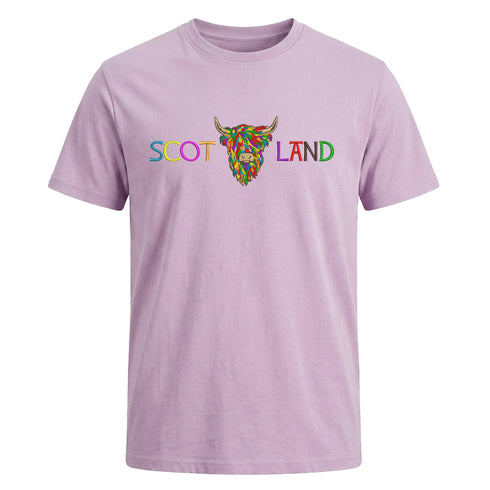 ADULT T-SHIRT | EMB SCOT(MLT COW 2)LAND