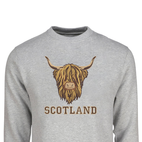 ADULT SWEATSHIRT | EMB BR COW 5