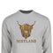 ADULT SWEATSHIRT | EMB BR COW 5