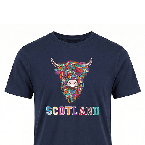 ADULT T-SHIRT | EMB MLT COW 2