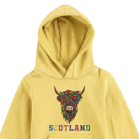 KIDS HOODIE | EMB MLT COW 2
