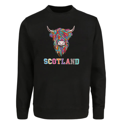 ADULT SWEATSHIRT | EMB MLT COW 2