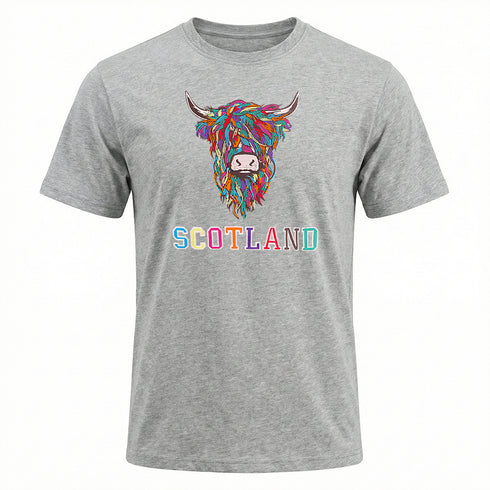 ADULT T-SHIRT | EMB MLT COW 2