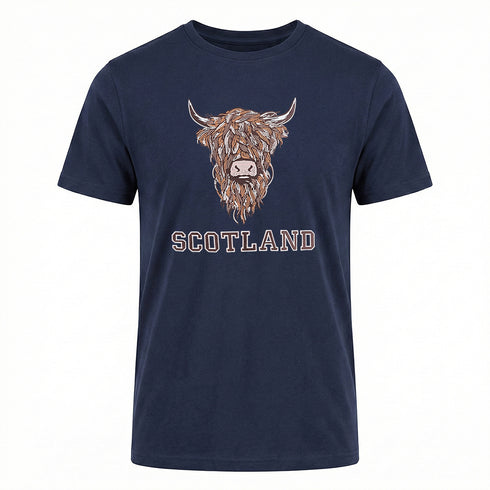 ADULT T-SHIRT | EMB BR COW 1
