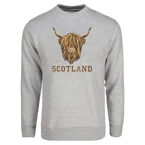 ADULT SWEATSHIRT | EMB BR COW 5