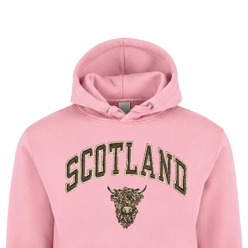 ADULT HOODIE | EMB SCT/BR COW 1
