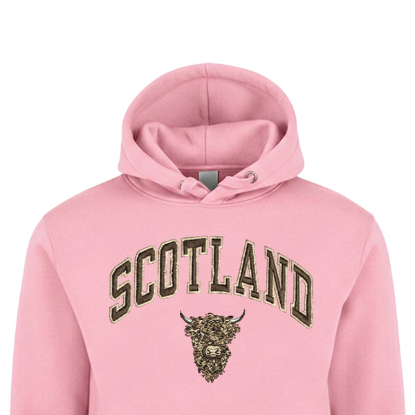 ADULT HOODIE | EMB SCT/BR COW 1